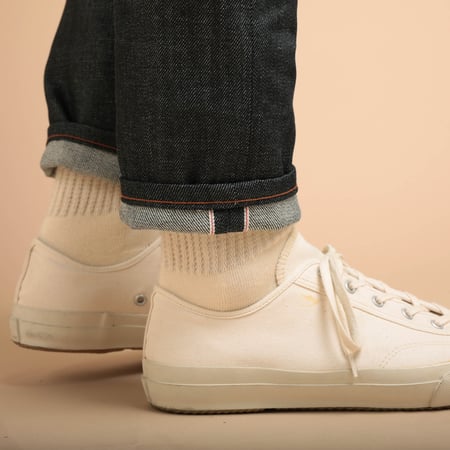 flâneurs NAKED & FAMOUS SuperGuy Stretch Selvedge porté selvedge ID