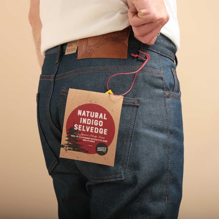 NAKED & FAMOUS SuperGuy Natural Indigo Selvedge worn by flâneurs