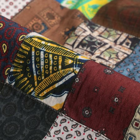 B.D. Pullover S/S Shirt Patchwork Print