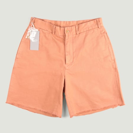 Plain Front Cut-Off Shorts Pink