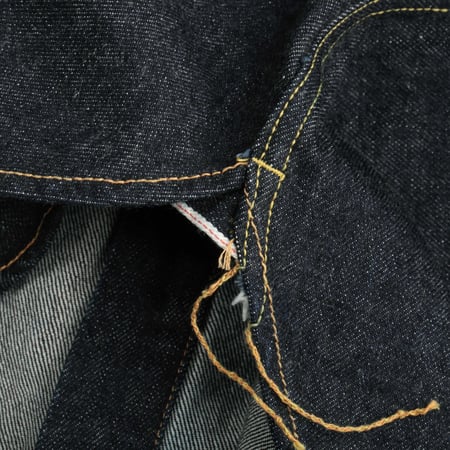 image flâneurs STUDIO D'ARTISAN  D5335 14oz Selvedge Denim Work Shirt runoff
