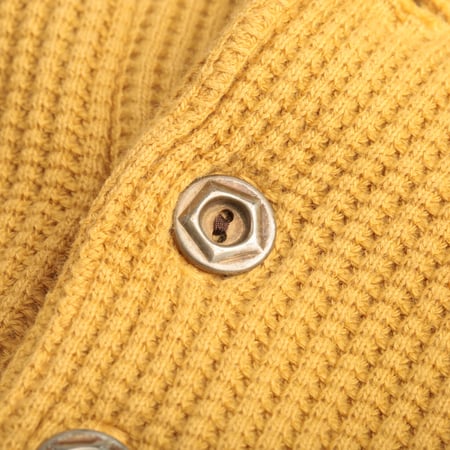 9937 L/S Heavy Thermal Henley Yellow