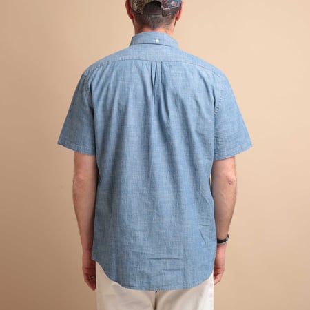 Short Sleeve Chambray Shirt