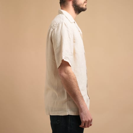 S/S Linen Shirt Raw