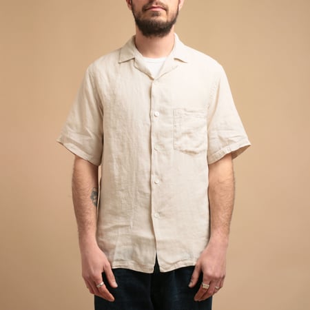 S/S Linen Shirt Raw