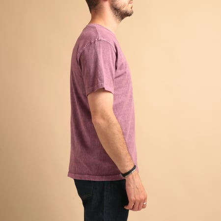 Short Sleeve Crew T-Shirt in Azuki Color
