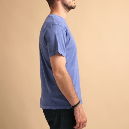 Short Sleeve Crew T-Shirt in Light Purple