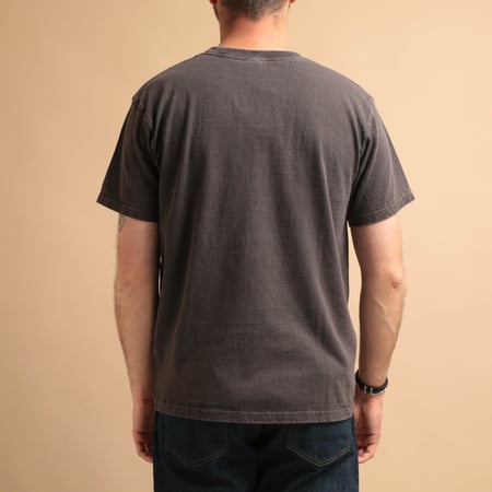 Short Sleeve Crew T-Shirt in Chocolate Brown