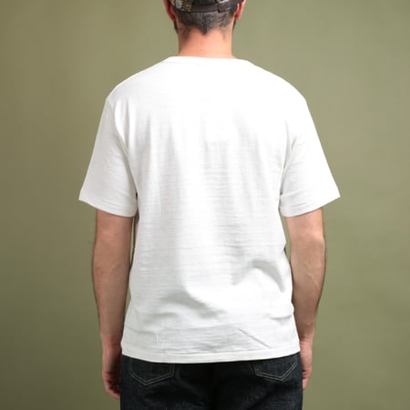 Lot 4601 Henley Neck T-Shirt Off White