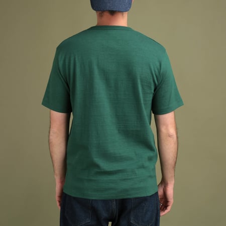 Lot 4601 Henley Neck T-Shirt Dark Green