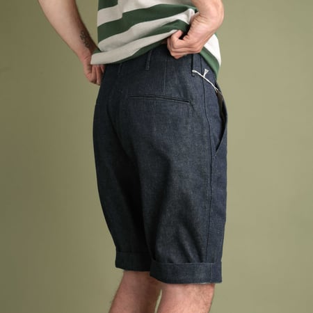 Lot 1204 Chino Shorts Indigo Denim