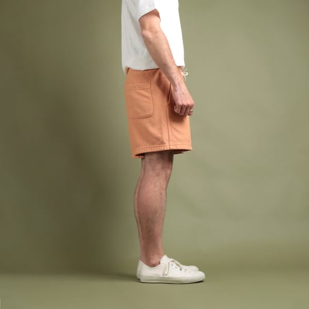"Spring Terry" Super Tuck Shorts in Raw Sienna