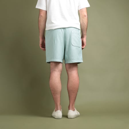 "Spring Terry" Super Tuck Shorts Gray Mist