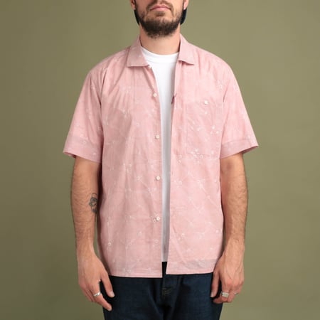 KARDO x FLÂNEURS / S/S Shirt Bandhani Carnation Pink