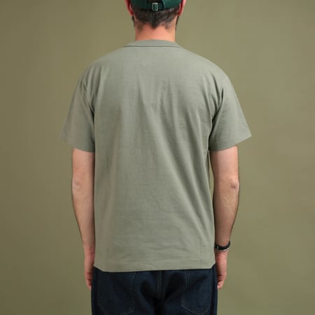 "SURE MFG" 7,5oz Pocket S/S Tee Dusty Olive