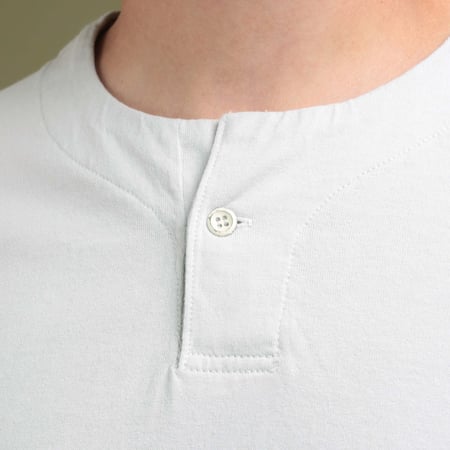 Henleyneck T-Shirt Drop Blue