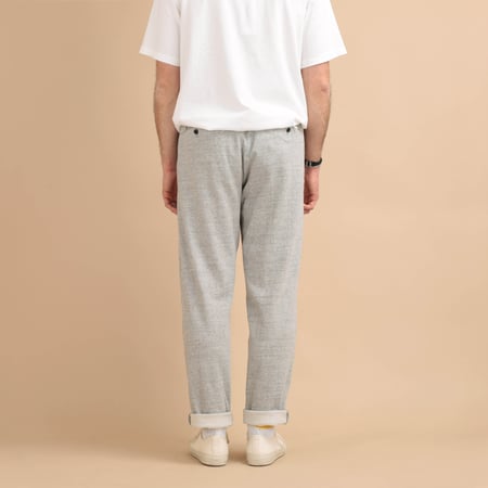 Dotsume Peg-Top Pants Heather Gray