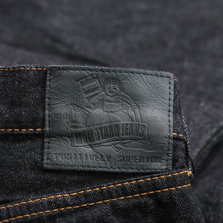 Image_Flâneurs_MOMOTARO / 0605-13 Natural Tapered 13oz Zimbabwe Cotton_detail-patch