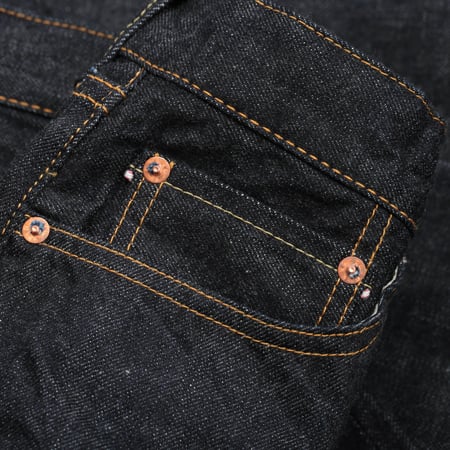 Image_Flâneurs_MOMOTARO / 0605-13 Natural Tapered 13oz Zimbabwe Cotton_detail-coin-pocket