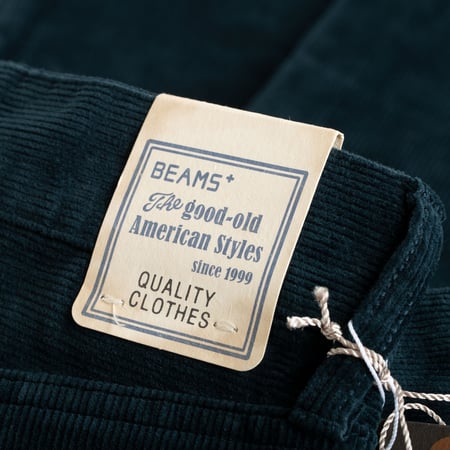 5 Pocket Tapered Corduroy Deep Blue
