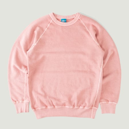 Raglan Crewneck Sweatshirt P-Coral