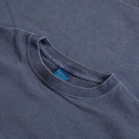 GOOD ON long sleeve flâneurs t-shirt, LS Crew Tee, P-Navy collar