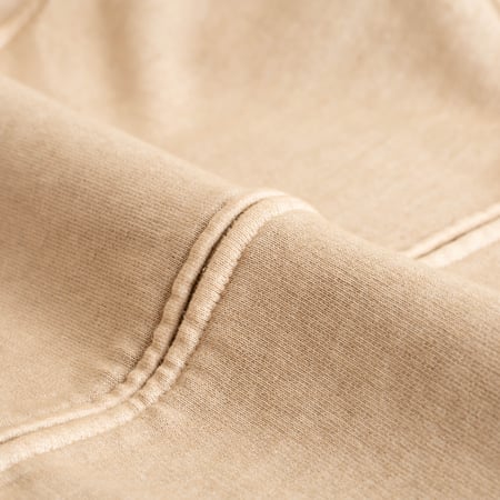 Heavy Zip Hoodie Sweatshirt in Pearl Latte