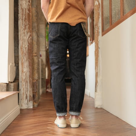 0405-82IE High Tapered 16oz Textured Denim
