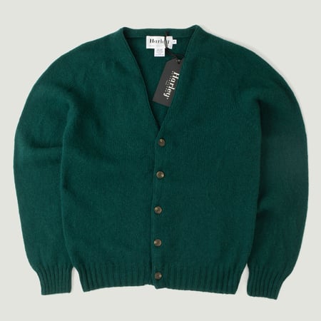 Saddle Shoulder V Cardigan Forest