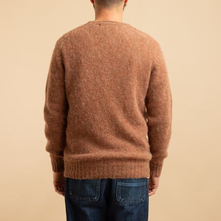 HARLEY OF SCOTLAND X FLANEURS / Shaggy Crew Neck Sweater Brae