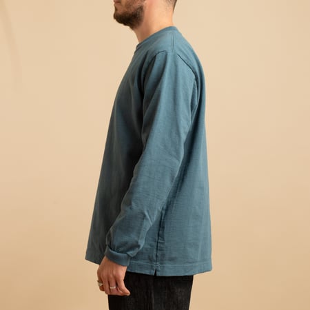 Dotsume L/S T-Shirt Dark Turquoise