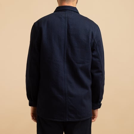 JAPAN BLUE / Indigo x Indigo Denim Coverall jacket