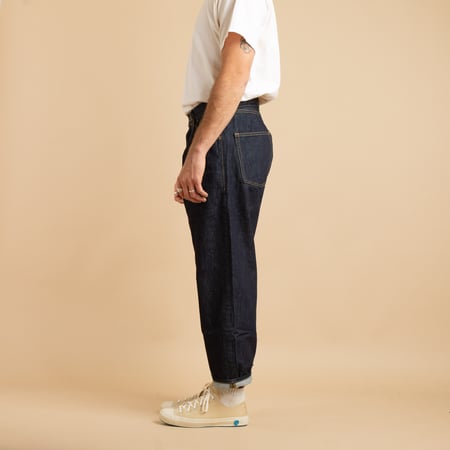 JAPAN BLUE / Indigo 13oz Wide Tapered 5-Pocket Pants