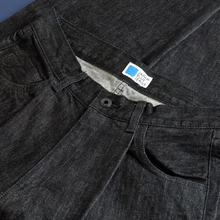 JAPAN BLUE / Dark Grey 13oz Wide Tapered 5P Pants