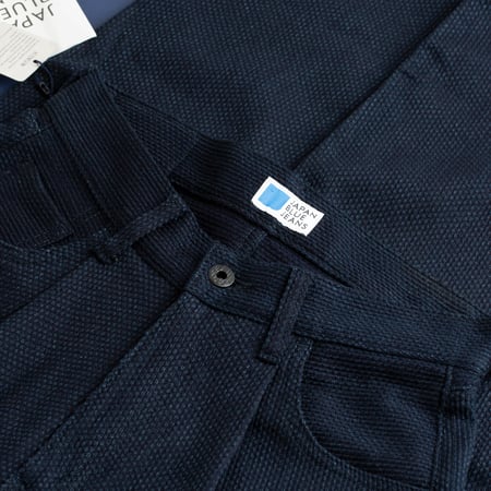 JAPAN BLUE / Indigo Sashiko Wide Tapered 5P Pants