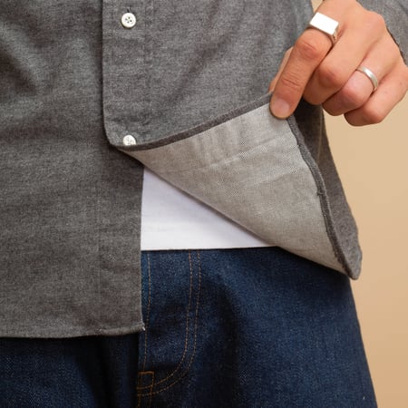BD Solid Grey Flannel