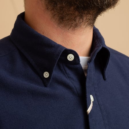 BD Solid Navy Flannel