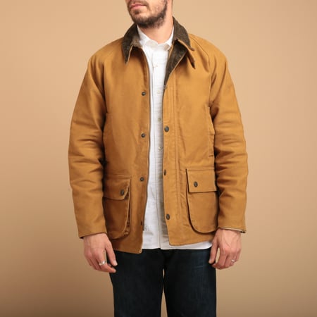 F2361 Heavy Moleskin Riding Jacket Khaki