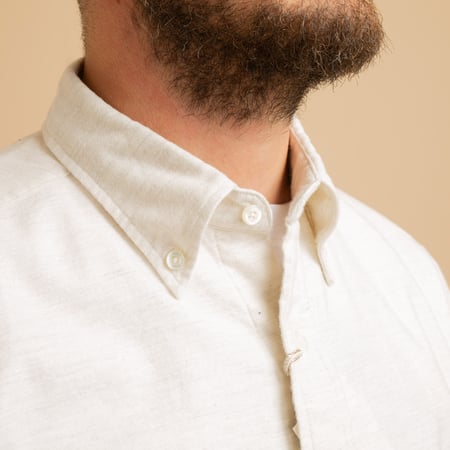 BD Flannel Solid Off White