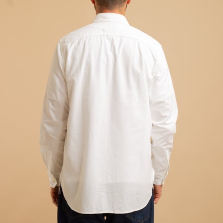 F3496 Oxford Work Shirt White