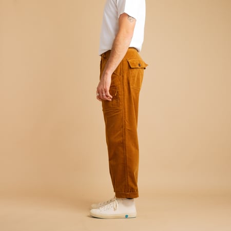 F0523 Corduroy Bush Pants Khaki