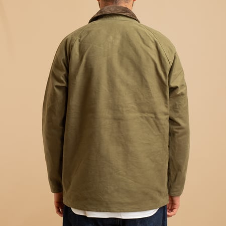 F2361 Heavy Moleskin Riding Jacket Olive