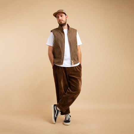 Dark Tan Mountain Vest