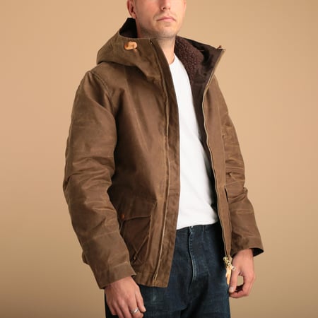 Dark Tan Blazer Coat
