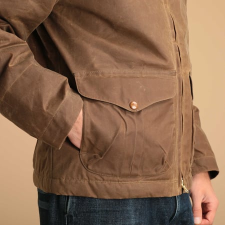 Dark Tan Blazer Coat