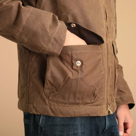 Blazer Coat Dark Tan