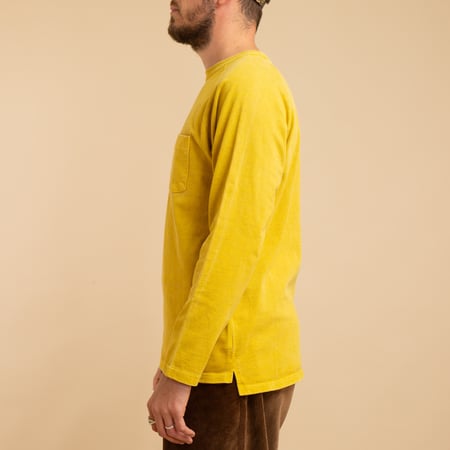 Heavy Raglan Pocket T-Shirt L/S P-Banana