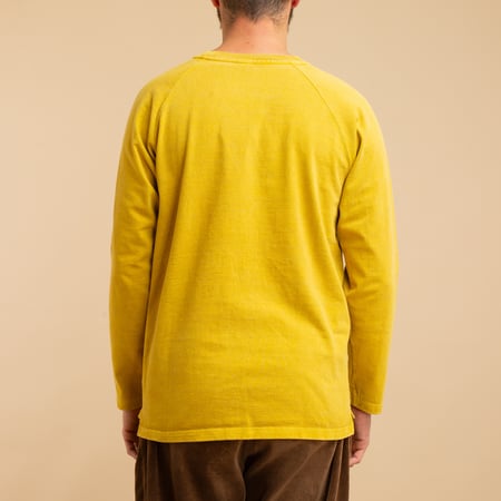 Heavy Raglan Pocket T-Shirt L/S P-Banana