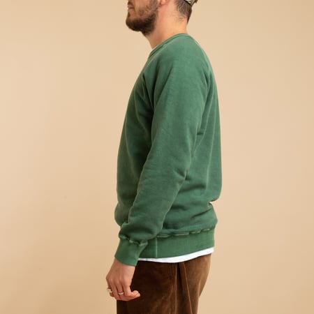 Raglan Crewneck Sweatshirt P-Dark Green