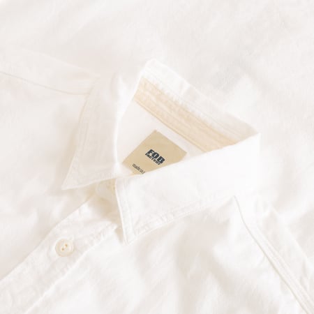 F3496 Oxford Work Shirt White